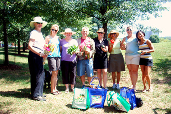 The whole gang AND their goodies!